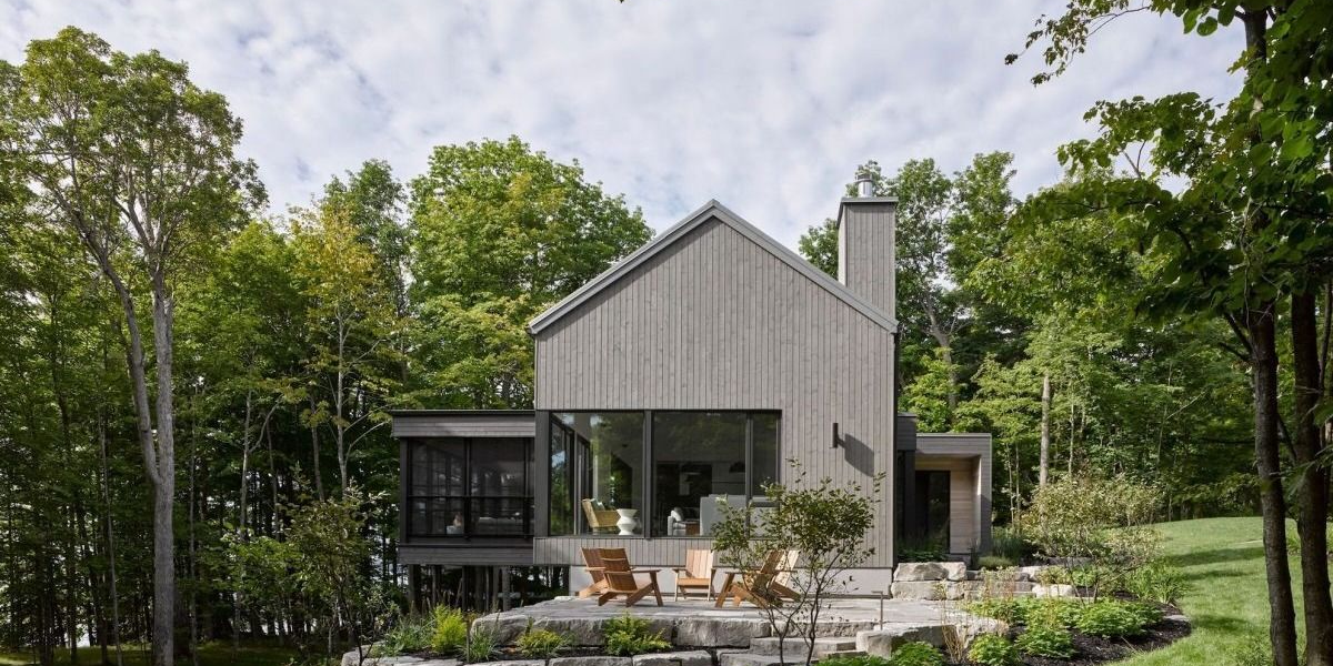 Big Rideau Lakehouse: Minimalistyczna Nowoczesna Stodoła Nad Wodą ...