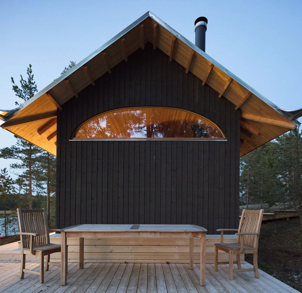 Sauna i domek dla gości