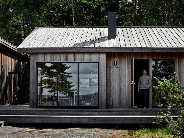 Domek na półwyspie Hanko w Finlandii