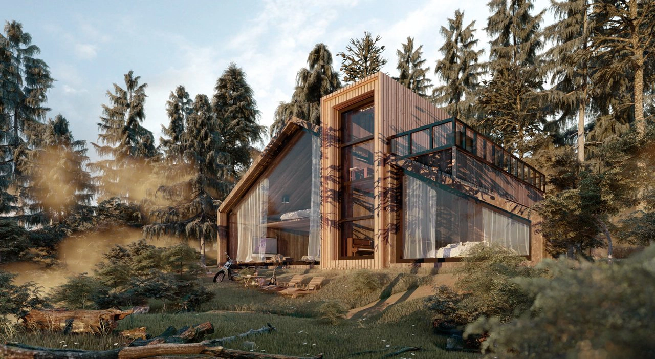 Projekt The Forest House czerpie swoją unikalność z natury