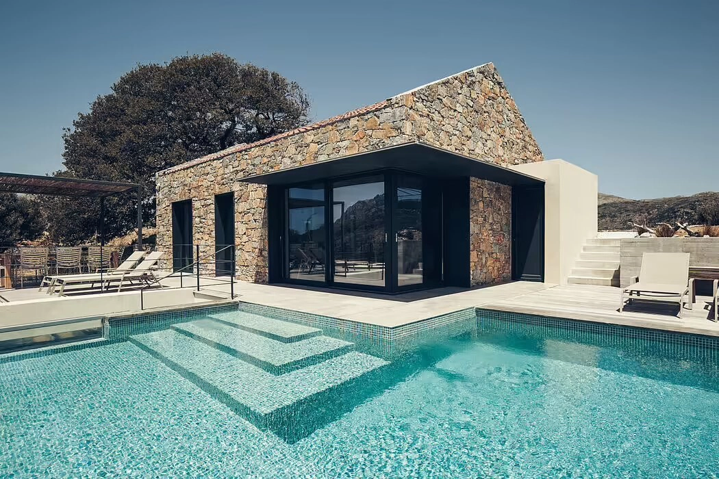 Ten uroczy letni dom znajduje się na greckiej wyspie Kreta