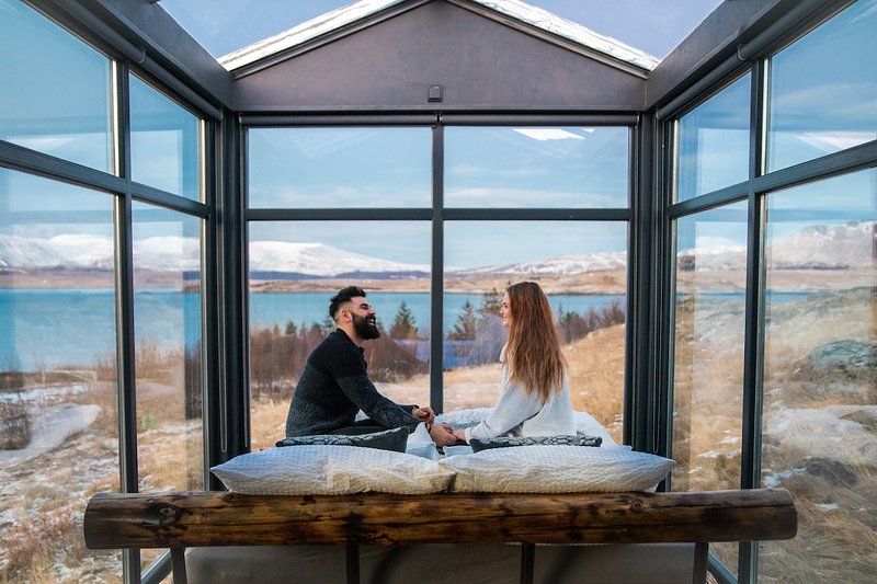 Panorama Glass Lodge – łóżko z widokiem