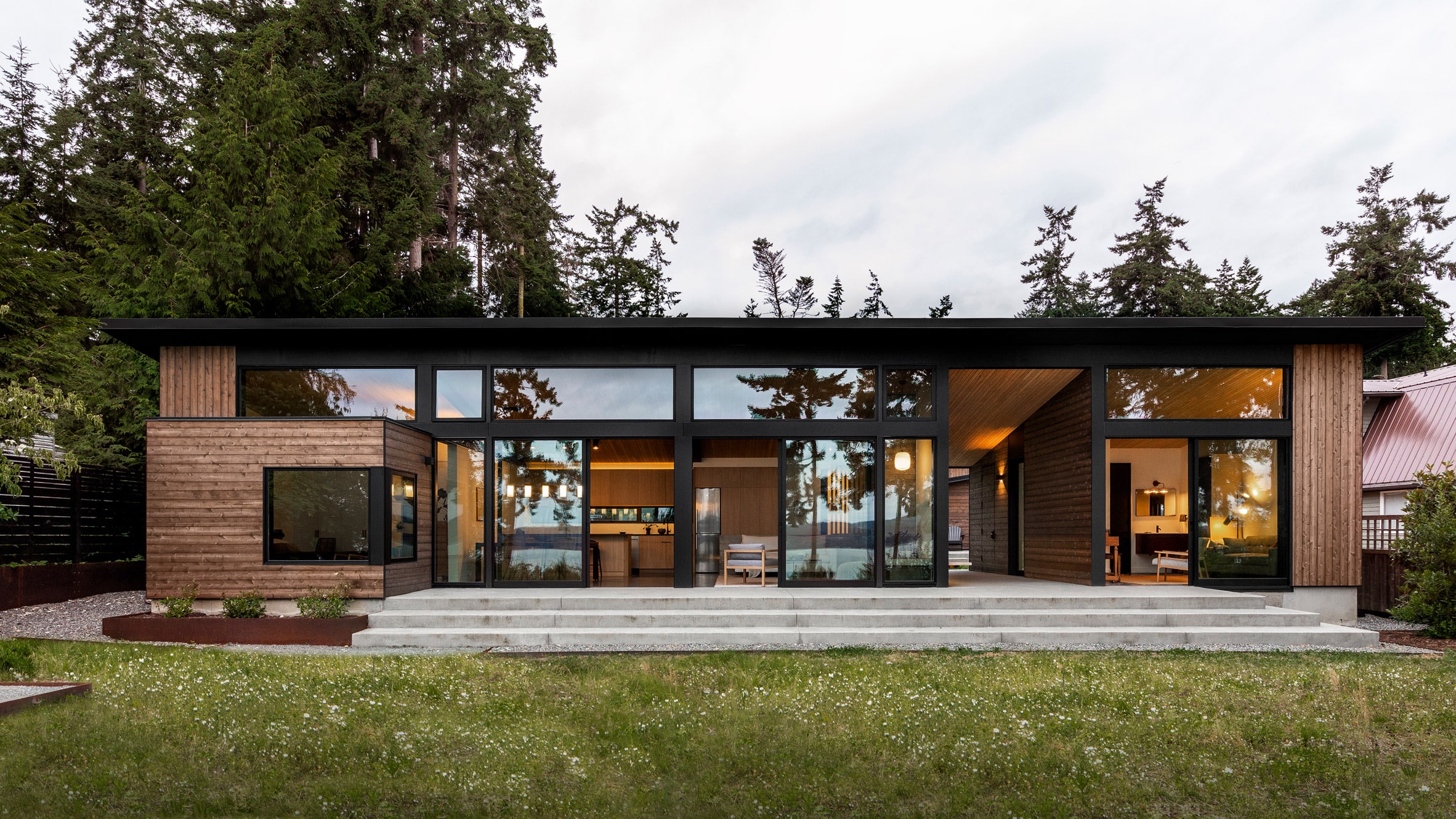 Whidbey Dogtrot by SHED Architecture and Design in Washington