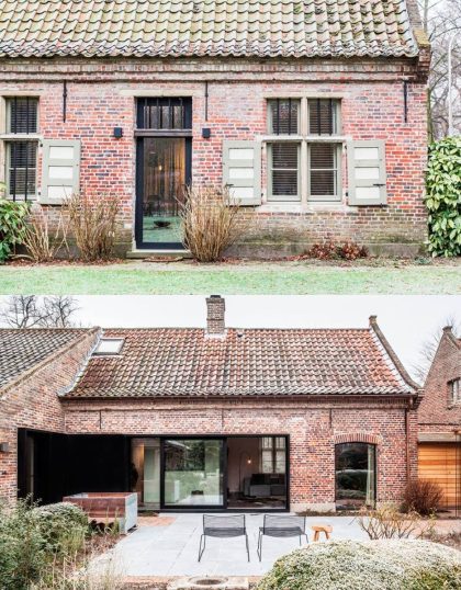 Renowacja starej farmy by juma Architects in Belgia