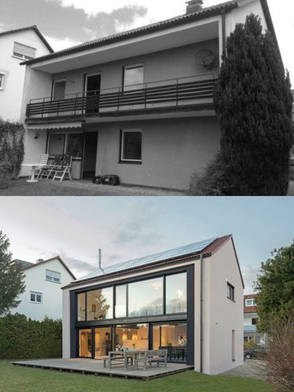Metamorfoza domu z lat 60-tych by fabi architecten in Regensburg