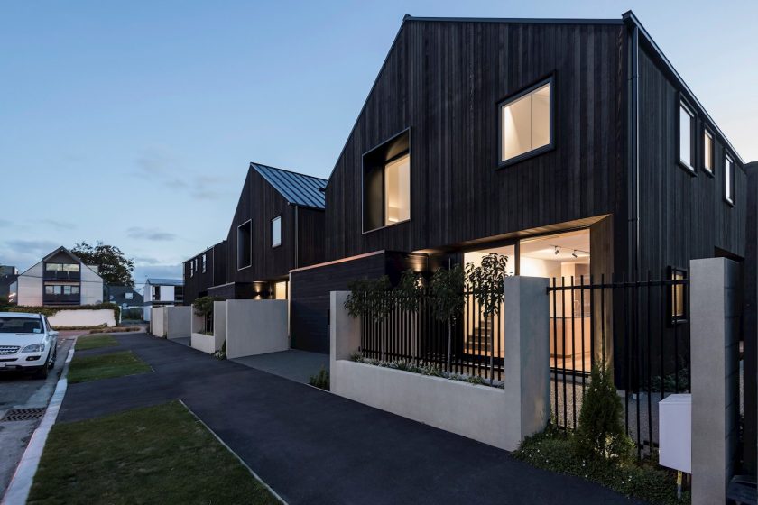 Typologia nowozelandzkich domów szeregowych by Colab Architecture