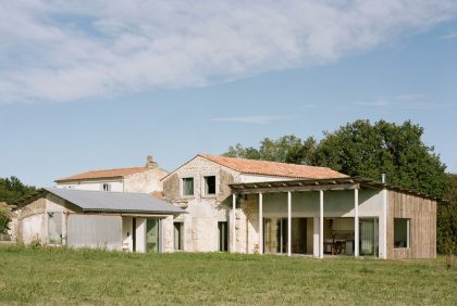 Renowacja francuskiej farmy Martin Migeon Architecture