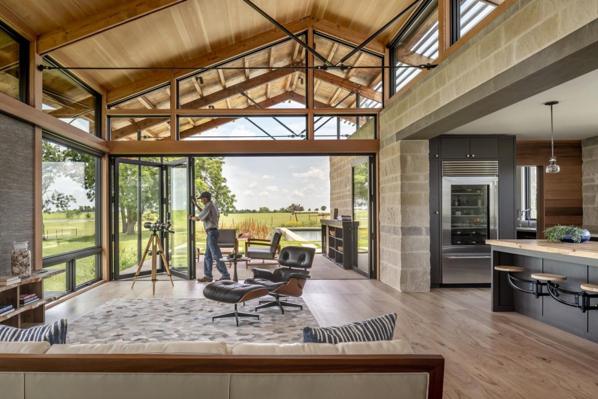 Washington country ranch Lake Flato Architects Eko-domy na wzniesieniu